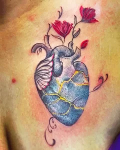 Фото рисунка тату сердце 02.01.22 №1017 - drawing tattoo heart - tattoo-photo.ru