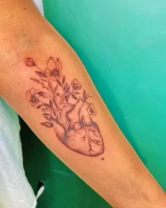 Фото рисунка тату сердце 02.01.22 №1020 - drawing tattoo heart - tattoo-photo.ru