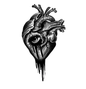 Фото рисунка тату сердце 02.01.22 №1027 - drawing tattoo heart - tattoo-photo.ru