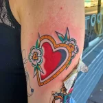 Фото рисунка тату сердце 02.01.22 №1035 - drawing tattoo heart - tattoo-photo.ru