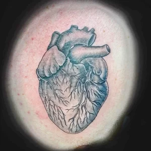 Фото рисунка тату сердце 02.01.22 №1066 - drawing tattoo heart - tattoo-photo.ru