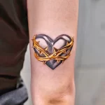 Фото рисунка тату сердце 02.01.22 №1116 - drawing tattoo heart - tattoo-photo.ru