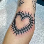 Фото рисунка тату сердце 02.01.22 №1117 - drawing tattoo heart - tattoo-photo.ru