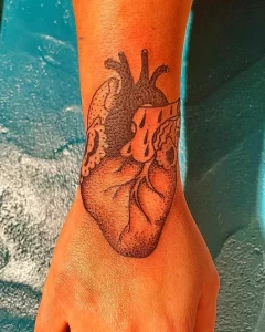 Фото рисунка тату сердце 02.01.22 №1182 - drawing tattoo heart - tattoo-photo.ru