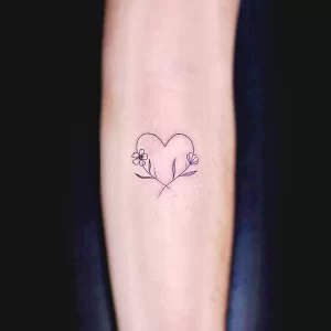 Фото рисунка тату сердце 02.01.22 №1192 - drawing tattoo heart - tattoo-photo.ru