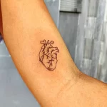 Фото рисунка тату сердце 02.01.22 №1217 - drawing tattoo heart - tattoo-photo.ru