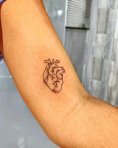 Фото рисунка тату сердце 02.01.22 №1217 - drawing tattoo heart - tattoo-photo.ru