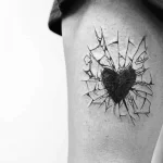 Фото рисунка тату сердце 02.01.22 №1229 - drawing tattoo heart - tattoo-photo.ru