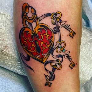 Фото рисунка тату сердце 02.01.22 №1245 - drawing tattoo heart - tattoo-photo.ru