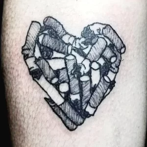 Фото рисунка тату сердце 02.01.22 №1251 - drawing tattoo heart - tattoo-photo.ru