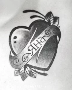 Фото рисунка тату сердце 02.01.22 №1299 - drawing tattoo heart - tattoo-photo.ru