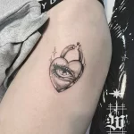 Фото рисунка тату сердце 02.01.22 №1319 - drawing tattoo heart - tattoo-photo.ru