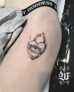 Фото рисунка тату сердце 02.01.22 №1319 - drawing tattoo heart - tattoo-photo.ru