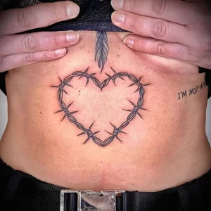 Фото рисунка тату сердце 02.01.22 №1334 - drawing tattoo heart - tattoo-photo.ru