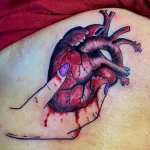 Фото рисунка тату сердце 02.01.22 №1342 - drawing tattoo heart - tattoo-photo.ru