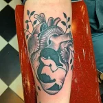 Фото рисунка тату сердце 02.01.22 №1356 - drawing tattoo heart - tattoo-photo.ru