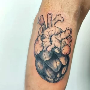 Фото рисунка тату сердце 02.01.22 №1360 - drawing tattoo heart - tattoo-photo.ru