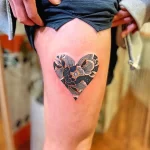 Фото рисунка тату сердце 02.01.22 №1370 - drawing tattoo heart - tattoo-photo.ru