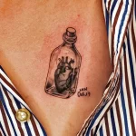 Фото рисунка тату сердце 02.01.22 №1390 - drawing tattoo heart - tattoo-photo.ru