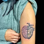 Фото рисунка тату сердце 02.01.22 №1434 - drawing tattoo heart - tattoo-photo.ru