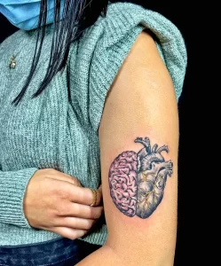 Фото рисунка тату сердце 02.01.22 №1434 - drawing tattoo heart - tattoo-photo.ru
