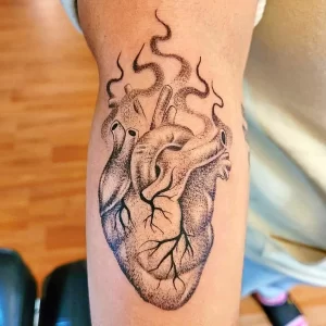 Фото рисунка тату сердце 02.01.22 №1435 - drawing tattoo heart - tattoo-photo.ru