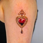 Фото рисунка тату сердце 02.01.22 №1439 - drawing tattoo heart - tattoo-photo.ru
