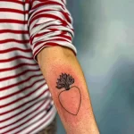 Фото рисунка тату сердце 02.01.22 №1440 - drawing tattoo heart - tattoo-photo.ru