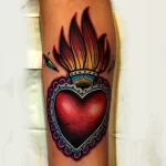 Фото рисунка тату сердце 02.01.22 №1474 - drawing tattoo heart - tattoo-photo.ru