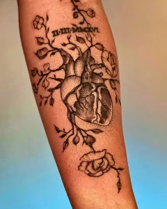 Фото рисунка тату сердце 02.01.22 №1485 - drawing tattoo heart - tattoo-photo.ru