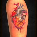 Фото рисунка тату сердце 02.01.22 №1504 - drawing tattoo heart - tattoo-photo.ru