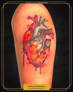 Фото рисунка тату сердце 02.01.22 №1504 - drawing tattoo heart - tattoo-photo.ru