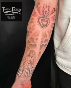 Фото рисунка тату сердце 02.01.22 №1509 - drawing tattoo heart - tattoo-photo.ru