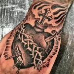Фото рисунка тату сердце 02.01.22 №1520 - drawing tattoo heart - tattoo-photo.ru