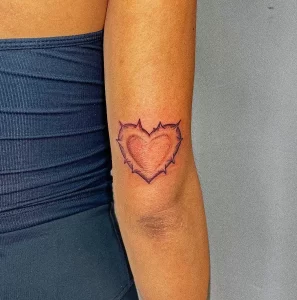 Фото рисунка тату сердце 02.01.22 №1528 - drawing tattoo heart - tattoo-photo.ru