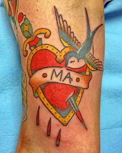 Фото рисунка тату сердце 02.01.22 №1544 - drawing tattoo heart - tattoo-photo.ru
