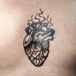 Фото рисунка тату сердце 02.01.22 №1554 - drawing tattoo heart - tattoo-photo.ru