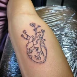 Фото рисунка тату сердце 02.01.22 №1561 - drawing tattoo heart - tattoo-photo.ru