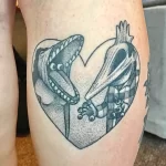 Фото рисунка тату сердце 02.01.22 №1620 - drawing tattoo heart - tattoo-photo.ru