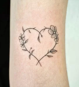 Фото рисунка тату сердце 02.01.22 №1634 - drawing tattoo heart - tattoo-photo.ru
