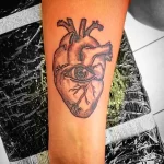 Фото рисунка тату сердце 02.01.22 №1648 - drawing tattoo heart - tattoo-photo.ru