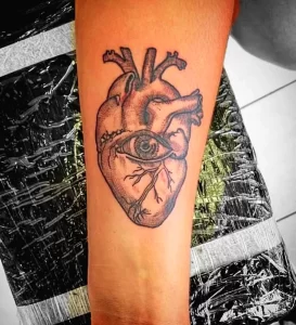 Фото рисунка тату сердце 02.01.22 №1648 - drawing tattoo heart - tattoo-photo.ru