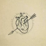 Фото рисунка тату сердце 02.01.22 №1681 - drawing tattoo heart - tattoo-photo.ru