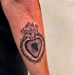 Фото рисунка тату сердце 02.01.22 №1718 - drawing tattoo heart - tattoo-photo.ru