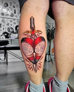 Фото рисунка тату сердце 02.01.22 №1726 - drawing tattoo heart - tattoo-photo.ru