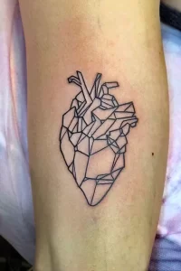 Фото сердце человека тату 02.01.22 №0003 - tattoo heart - tattoo-photo.ru