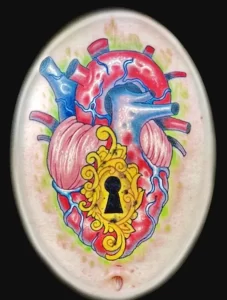 Фото сердце человека тату 02.01.22 №0008 - tattoo heart - tattoo-photo.ru