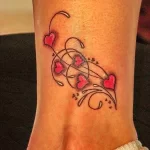 Фото тату в виде сердца 02.01.22 №0012 - tattoo heart - tattoo-photo.ru