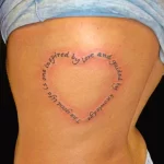 Фото тату в виде сердца 02.01.22 №0014 - tattoo heart - tattoo-photo.ru