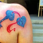 Фото тату в виде сердца 02.01.22 №0015 - tattoo heart - tattoo-photo.ru